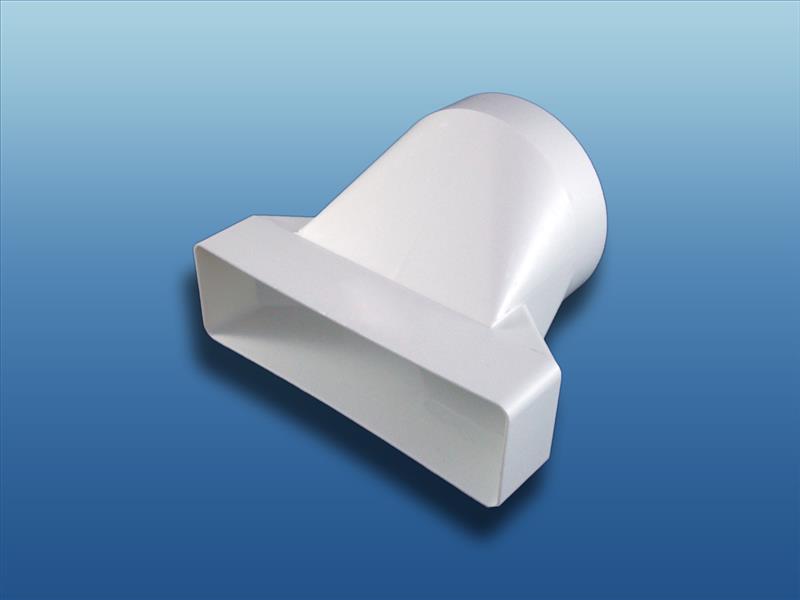 [13821] Übergangsstück Ø125mm auf 208x64mm