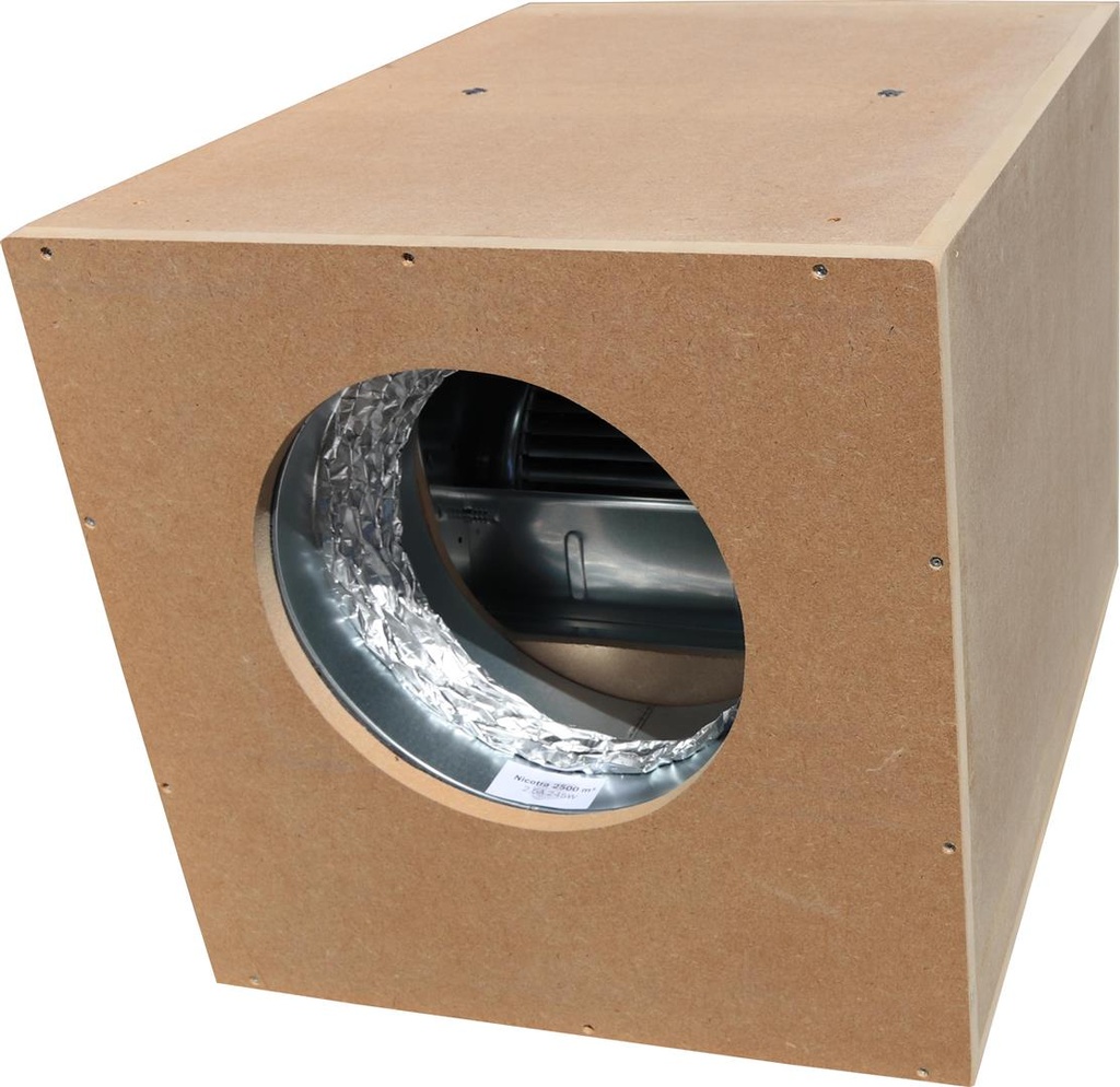 [13856] Airfan Schneckenhauslüfterbox 7000m³/h in:3x250mm out:400mm