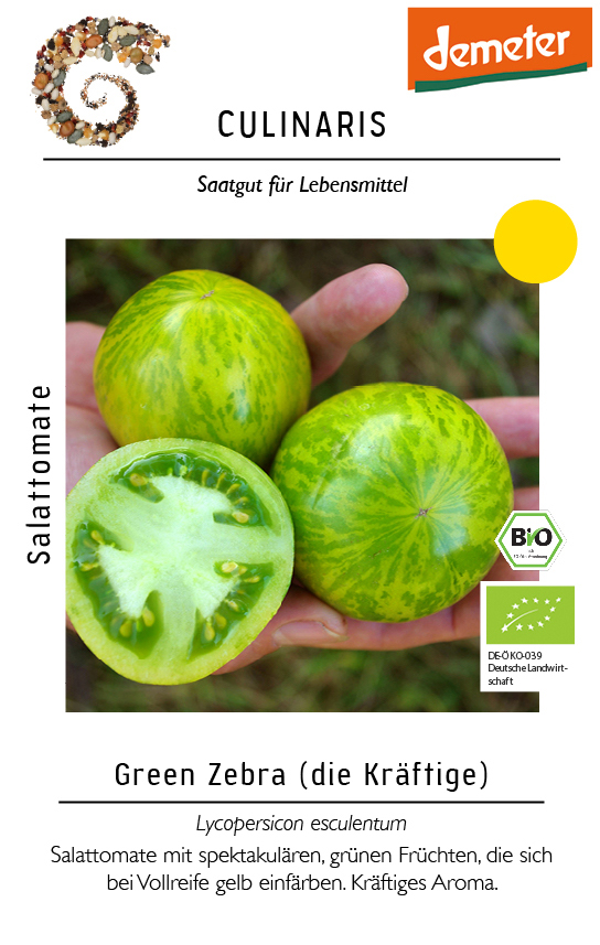 [14206] Salattomate Green Zebra