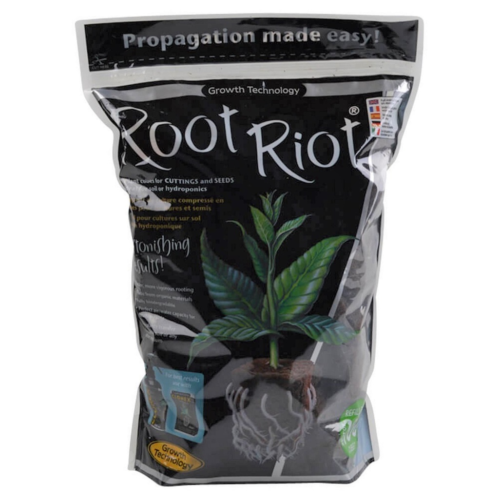[11767] Root Riot Anzuchtwürfel Beutel à 100 Stück
