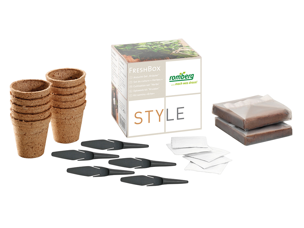 [12702] Romberg Fresh Box Anzuchtset für Kräuter