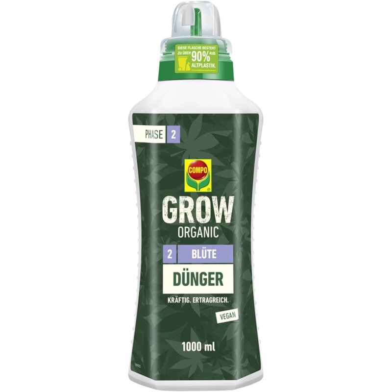 [10133] COMPO GROW ORGANIC Blüte Dünger 1L