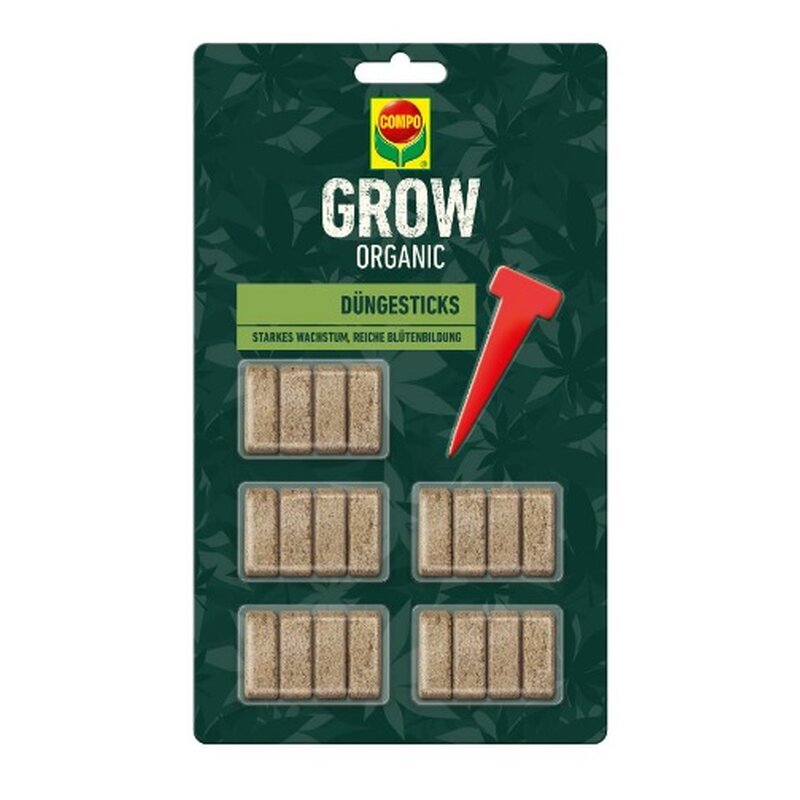 [10231] COMPO GROW ORGANIC Düngesticks 20 Stück