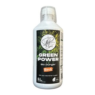 [12218] S&R Organics Green Power 5in1 Bio Dünger 1 Liter