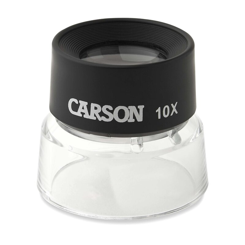 [10832] Carson LumiLoupe 10x Standlupe mit 25mm Doppellinse LL-10
