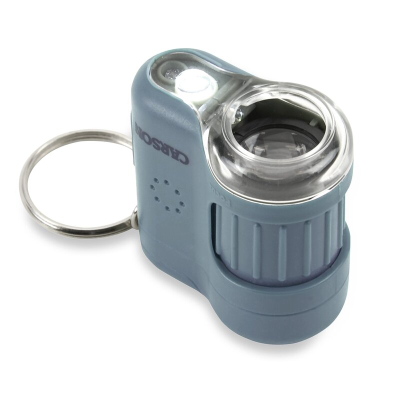 [11897] Carson MicroMini 20x LED Taschenmikroskop MM-280B Blau