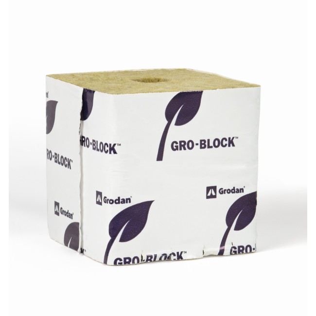 [BT-16933] Grodan Improved (CSC) Deltablock 10cm, Loch Ø40mm 144St.