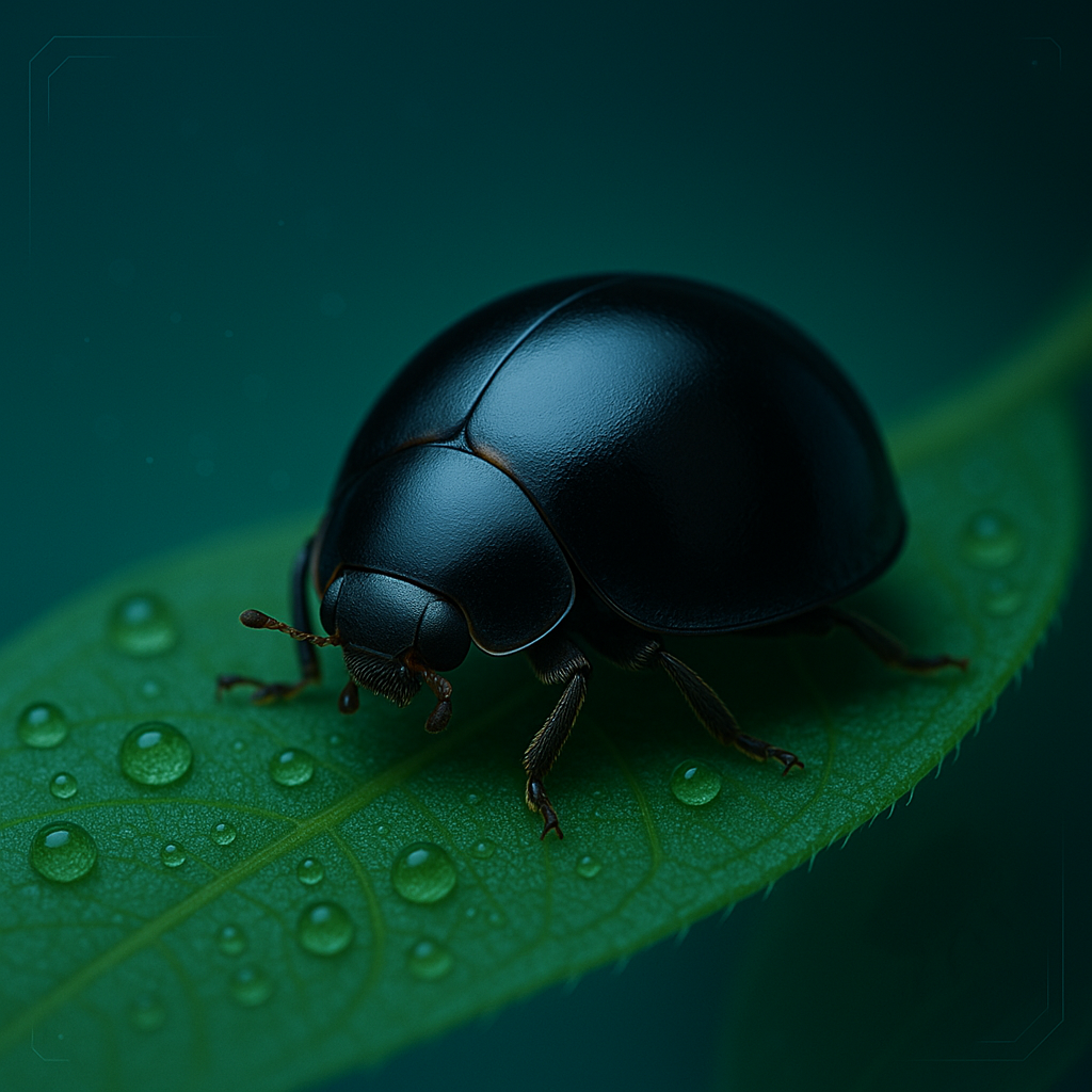 [12494] Marienkäfer gegen Deckelschildläuse (Chilocorus nigritus) 25 Stck.