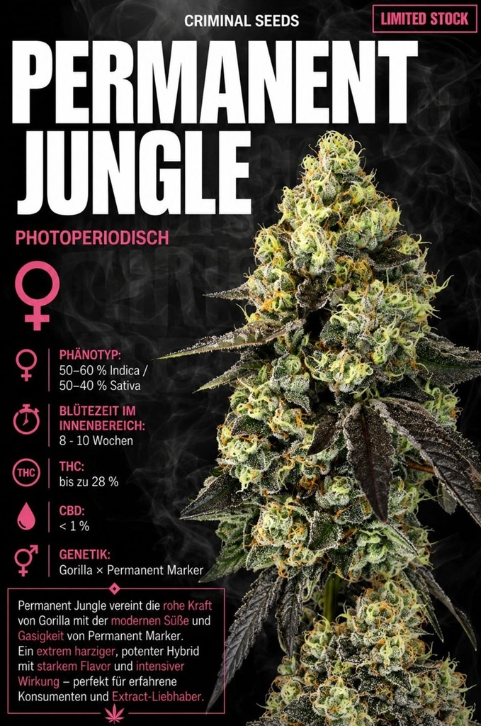 Criminal Seeds Permanent Jungle Fem 3St.