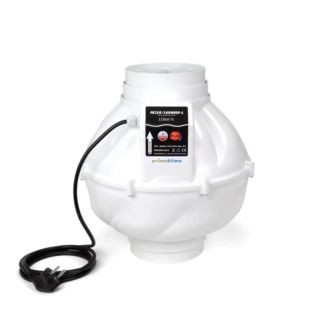 [GF-2513035] PrimaKlima Whisperblower (1150 m³/h) 1-Speed, PK160WHSP-L