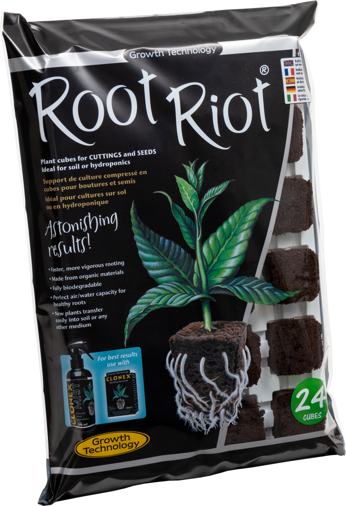 [GF-3312004] Growth Technology Root Riot 24 Stk tray