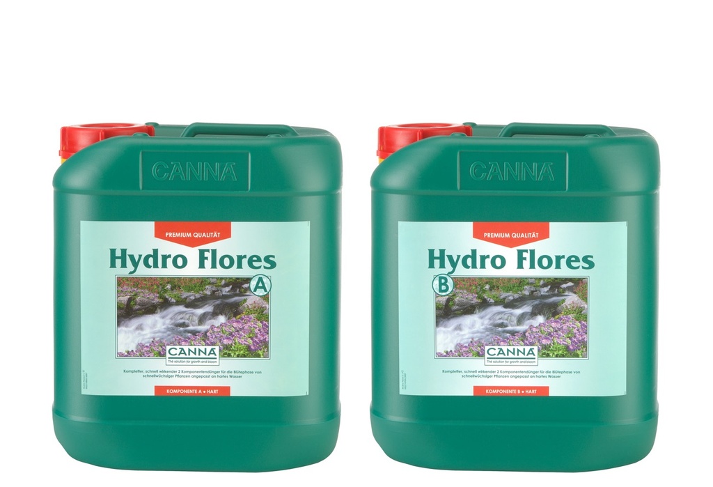 [GF-4412120] CANNA Hydro Flores A + B (Hartes Wasser), 5 l