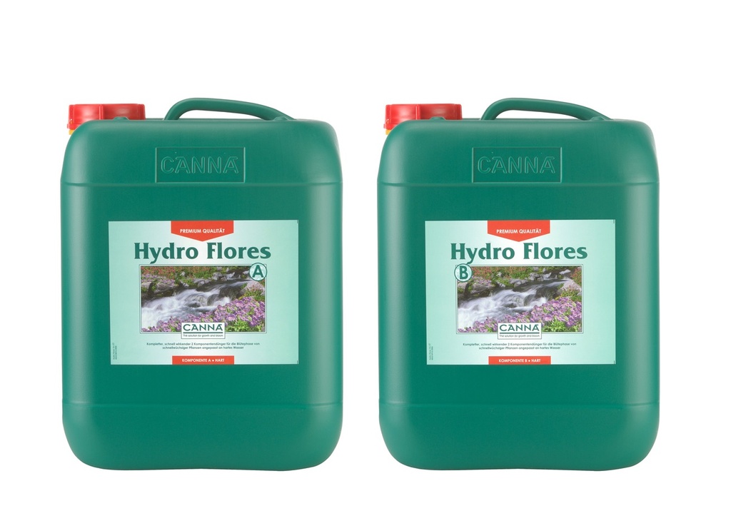 [GF-4412121] CANNA Hydro Flores A + B (Hartes Wasser), 10 l