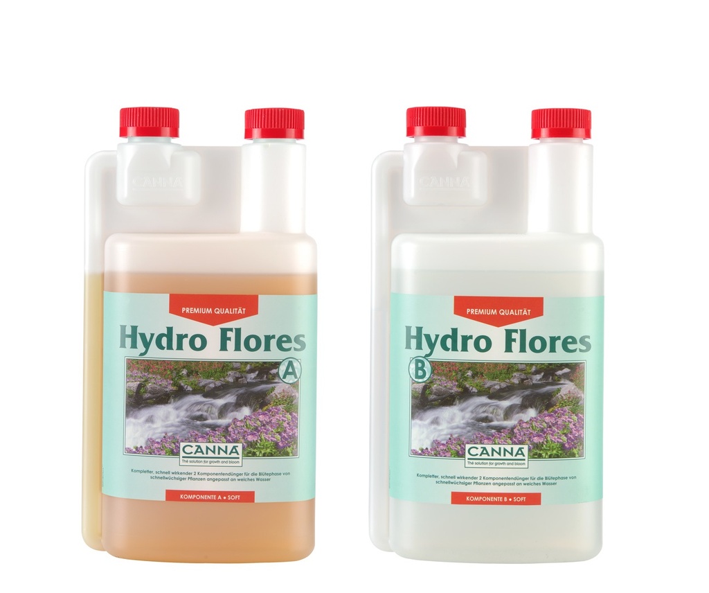 [GF-4412122] CANNA Hydro Flores A + B (Weiches Wasser), 1 l
