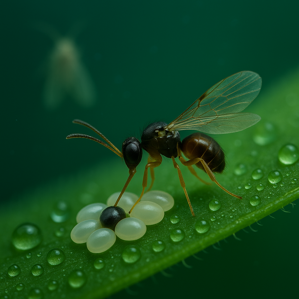 [10630] Schlupfwespen Trichogramma evanescens (Trichogramma evan. g.Textilmotten 6 Lief. je 12 Kärtchen)