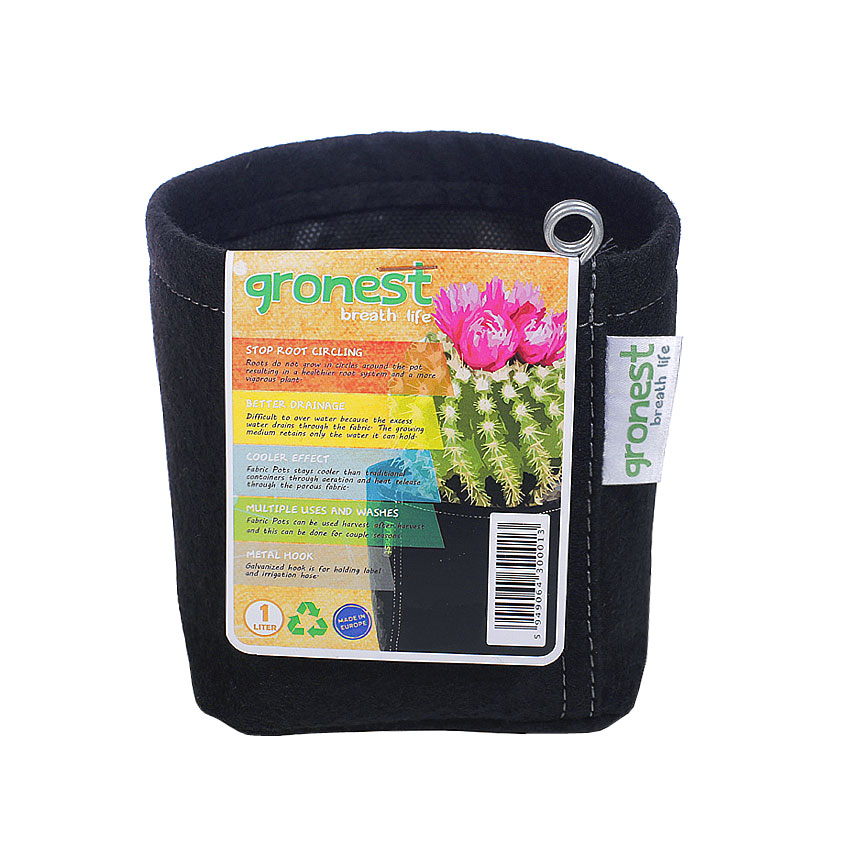 [10020] Gronest Stofftopf 1L 9 x 9 x 11 cm