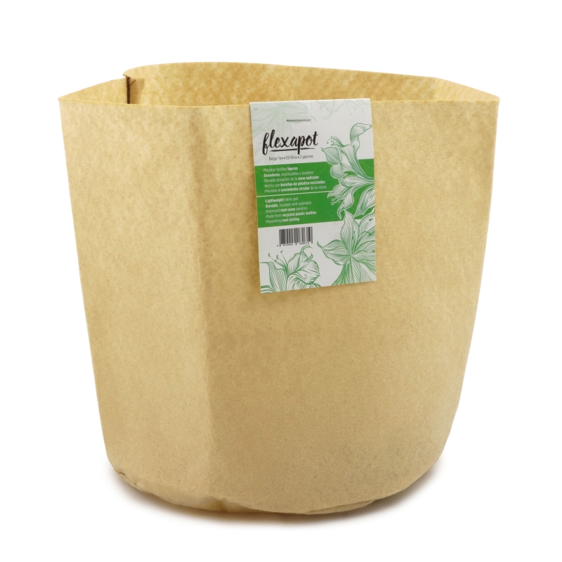 [14683] Flexapot Beige 7,6 Liter 5 Stück