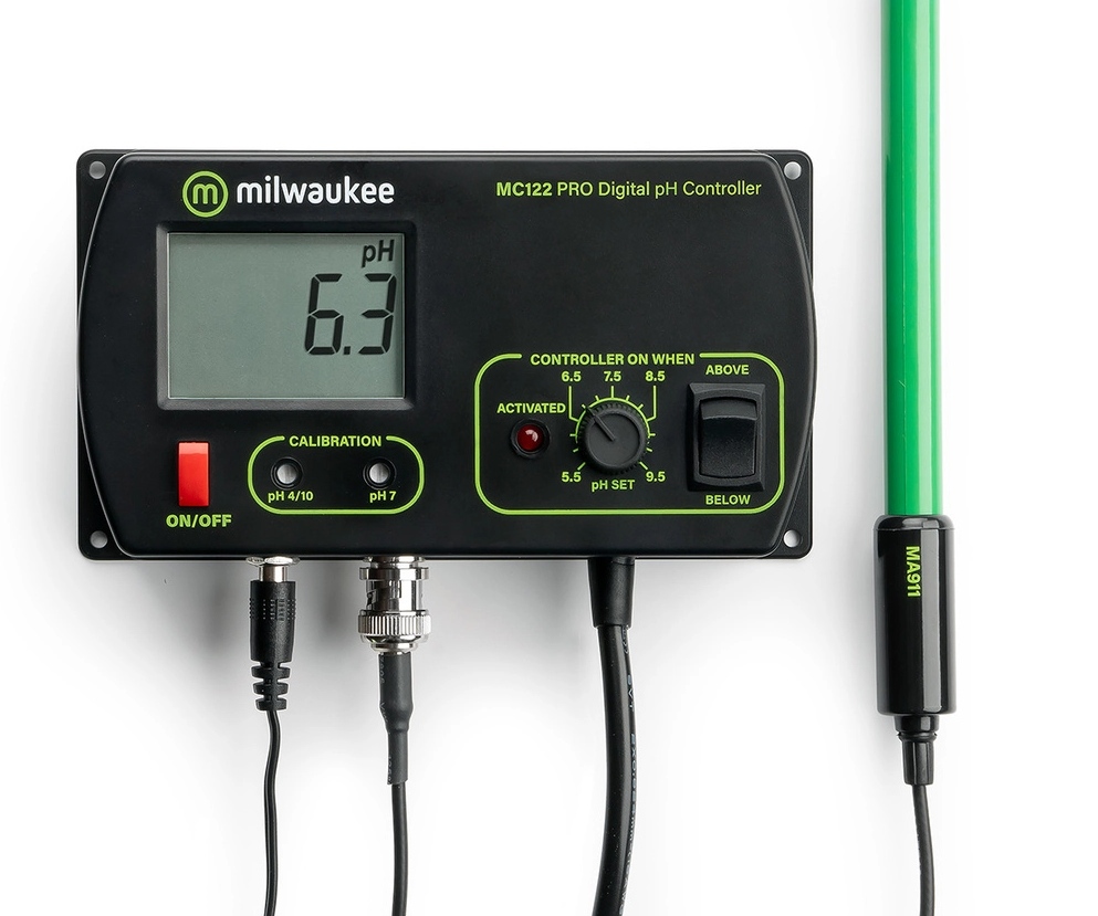 [11347] Milwaukee pH Monitor + Pumpenanschluss MC122