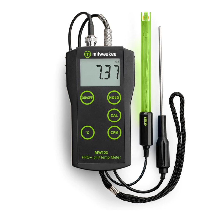 [11952] Milwaukee pH/Temp Meter MW102 PRO+