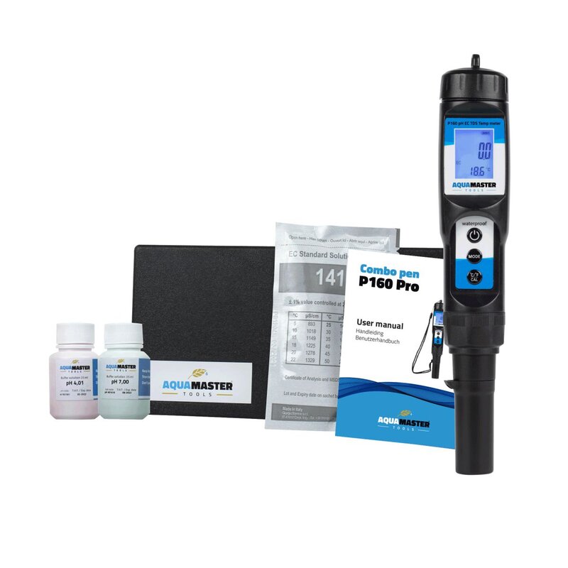 [12761] Aqua Master Tools Combo pen P160 pro pH EC PPM TDS Temp