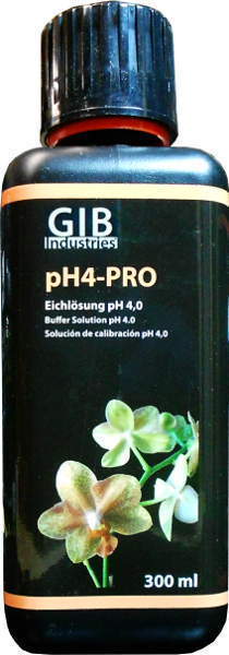 [13370] Eichflüssigkeit pH 4 300ml Flasche