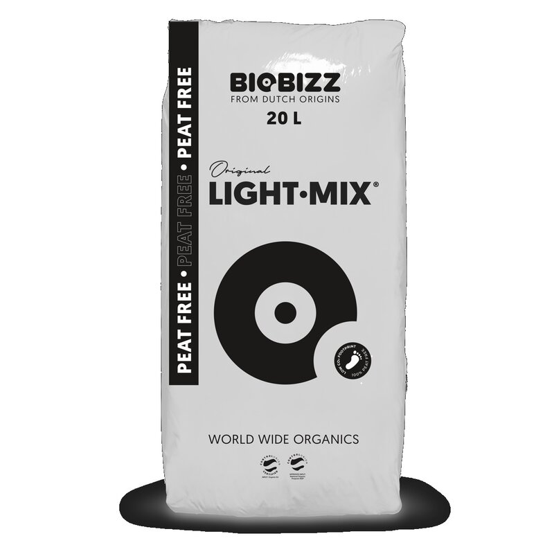 [10402] BioBizz Light Mix Peat Free Erde 20L - Torffrei