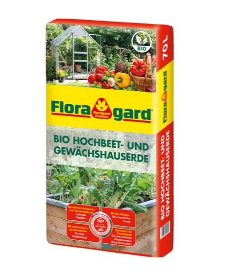 [10968] Floragard Bio Hochbeet- und Gewächshauserde 70 Liter
