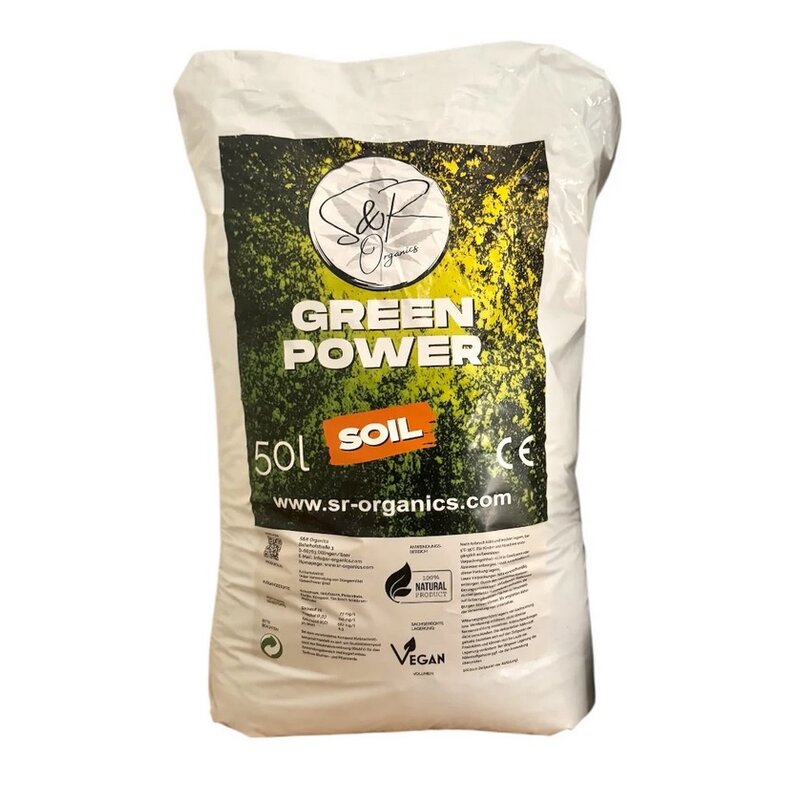 [11623] S&R Organics GreenPower Soil Light Mix mit Perlite 50L