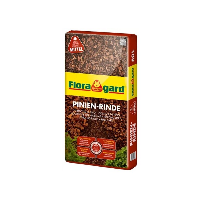 [12237] Floragard Pinien Rinde mittel 15-25mm 60 Liter