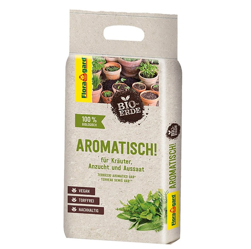 [12412] Floragard Bio-Erde Aromatisch 3 Liter