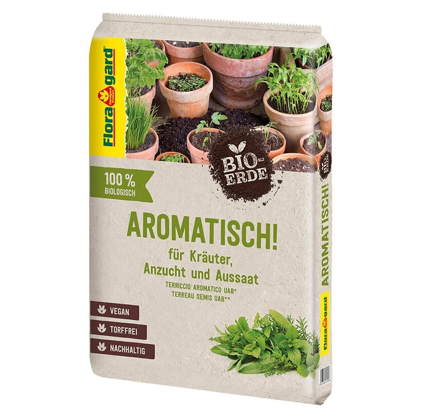 [12605] Floragard Bio-Erde Aromatisch 10 Liter
