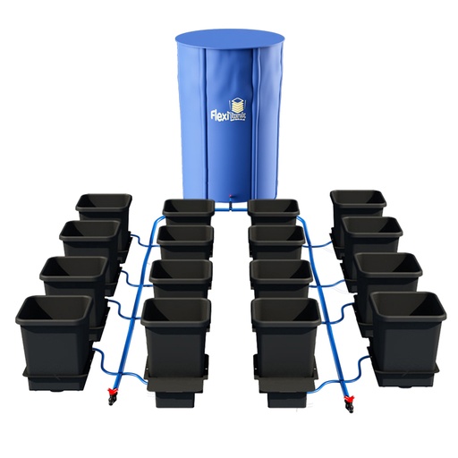 Autopot System, 1Pot 16 Töpfe 15 l (mit 225 l Flexi-Tank und Schlauch)