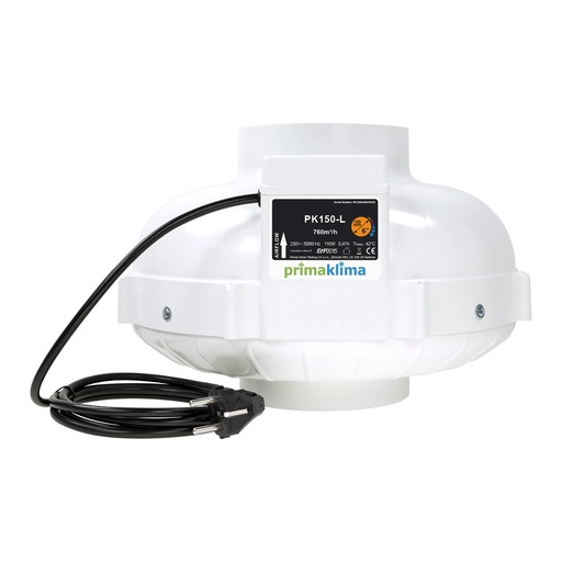 Prima Klima I Speed radial Ventilator | 150-L 760m³/h
