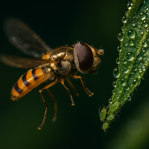 Schwebfliege gegen Blattläuse – Episyrphus balteatus