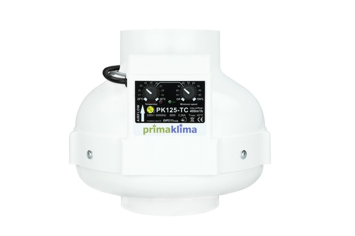Prima Klima Fan 125 400m³/ h Temp. Controlled
