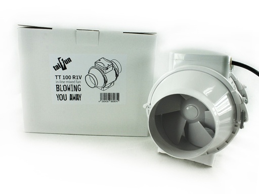 Taifun 2 Speed Inline Ventilator 145/187m³/h 100mm Flansch