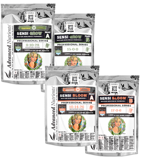 Advanced Nutrients - Wasserlösliches Sensi Grow-Pulver (Part A + B)
