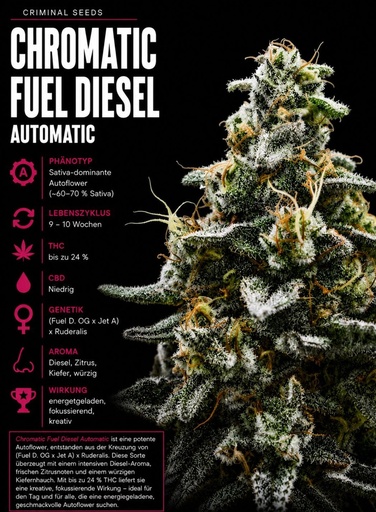 Criminal Seeds Chromatic Fuel Diesel Auto Fem 3St.