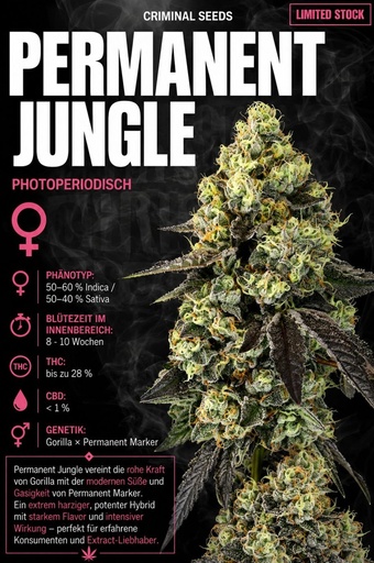 Criminal Seeds Permanent Jungle Fem 3St.
