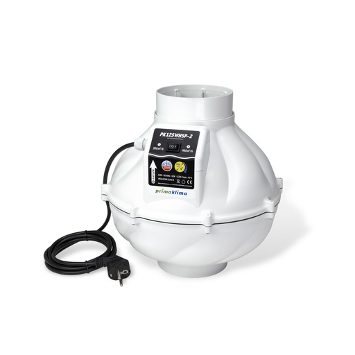PrimaKlima Whisperblower (480 m³/h) 1-Speed, PK125-WHSP-L