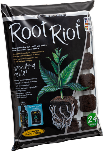 Growth Technology Root Riot 24 Stk tray
