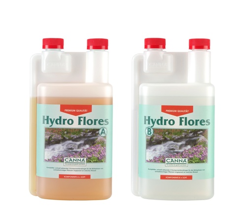 CANNA Hydro Flores A + B (Weiches Wasser), 1 l