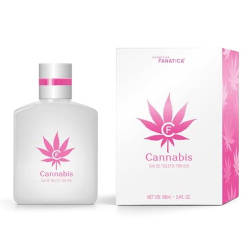 Cosmetica Fanatica Eau de Toilette Cannabis for Her – 100 ml, Pink