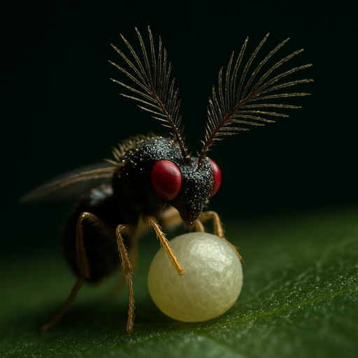 Schlupfwespe gegen Textilmotten – Trichogramma evanescens