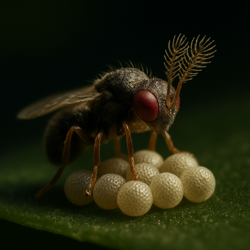 Schlupfwespe gegen Lebensmittelmotten – Trichogramma evanescens