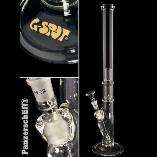 G-SPOT - Zylinder Doppel Percolator - 50 x 600mm - 5 mm - Panzerschliff - 3-teilig