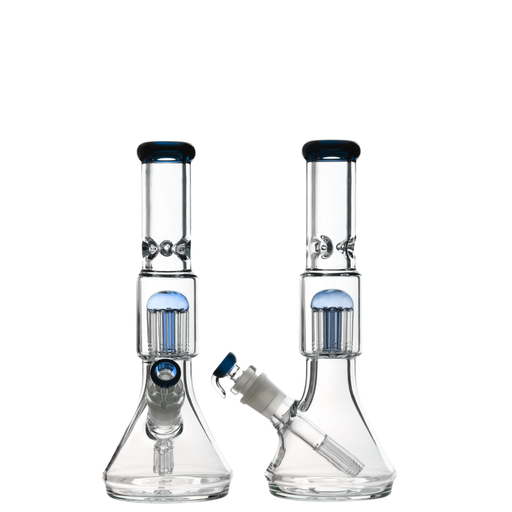 Lucid Glass Perkolatorbong Beaker Baumperkolator 35 cm – NS 29,2, Hellblau