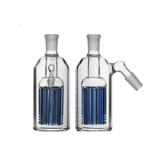 Lucid Glass Vorkühler Six Shooter 6-Arm-Perkolator – NS 18,8, Hellblau