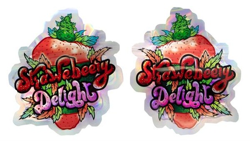 Mylar Bag geruchsdicht Strawberry Delight – Small