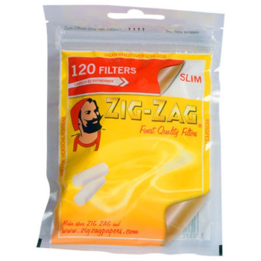 ZIG ZAG Slim Filters, 120Stück, Ø: 6mm